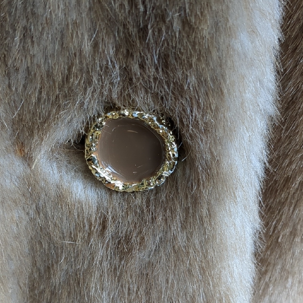 Chic Tan Teddy Jacket - image 2